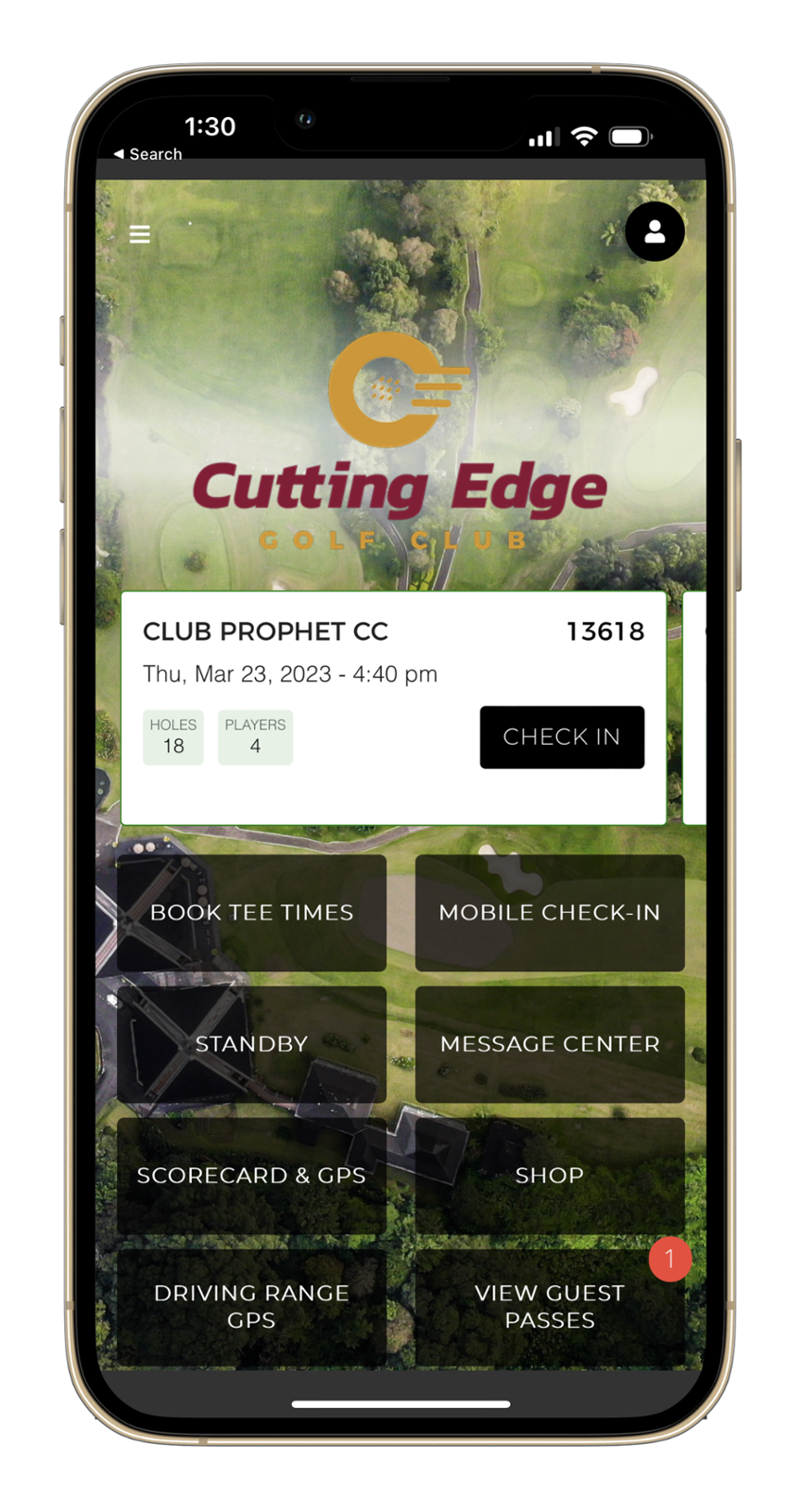 Custom Golf Mobile App & Tee Times Booking