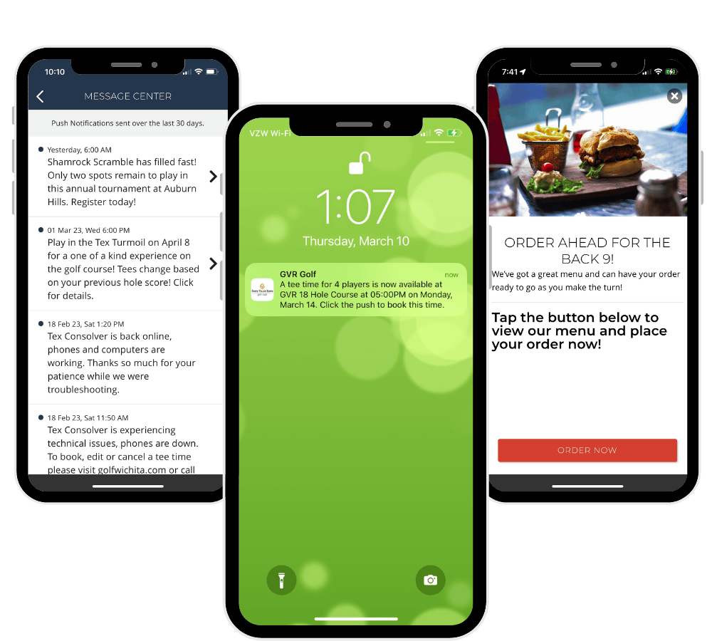 Mobile App Communication Messages