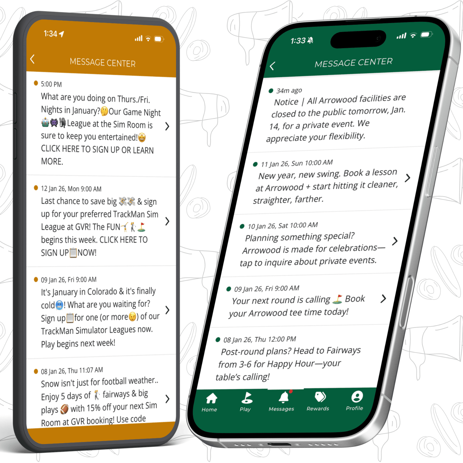 Mobile App Communication Messages