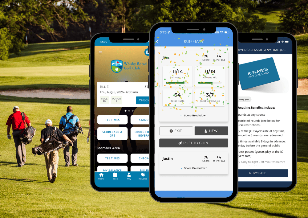 Gallus Golf, custom app examples with partner integrations