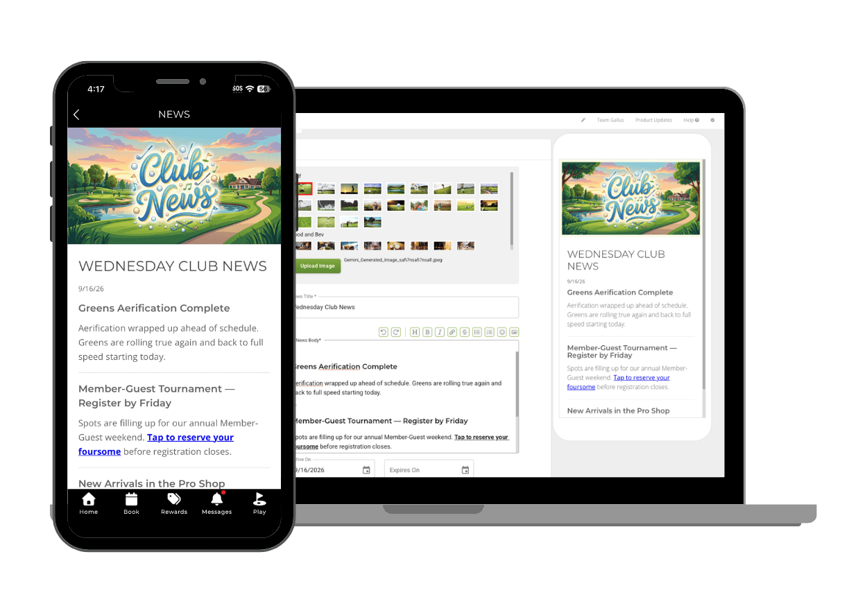 News with simple editor, easy schedule and more