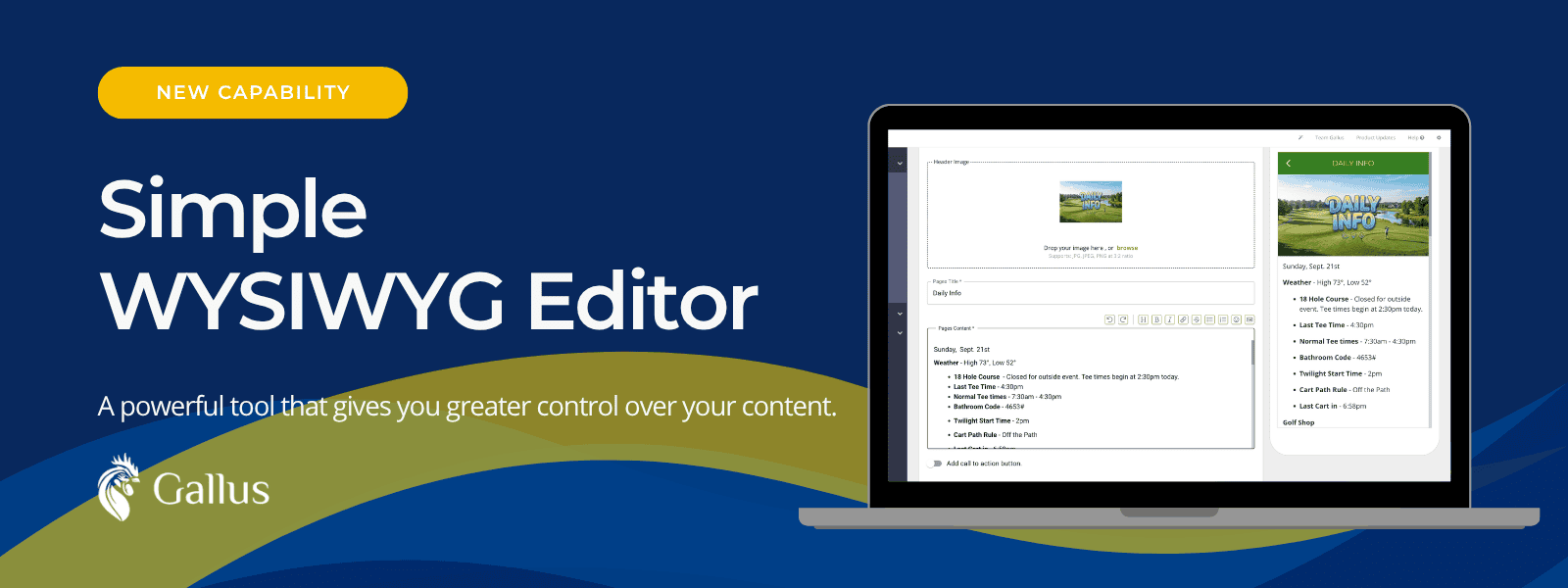 Making it Easier to Create Mobile App Content: Simple Editor 